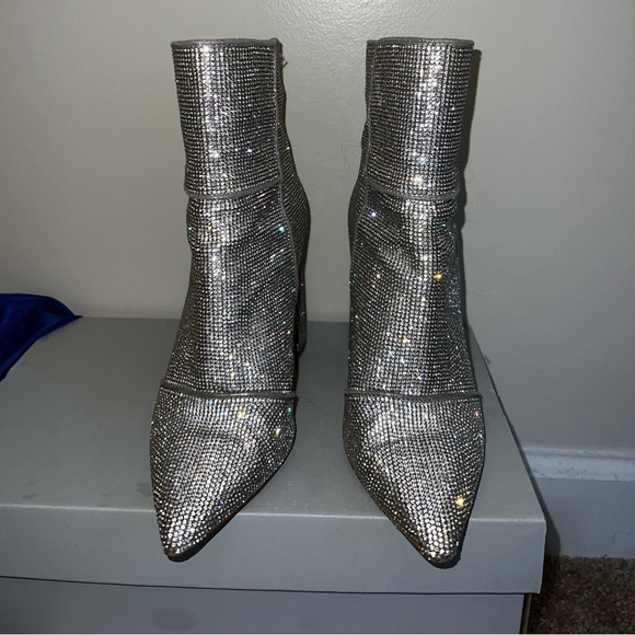 Steve Madden Rhinestone Booties - Picture 2 of 6